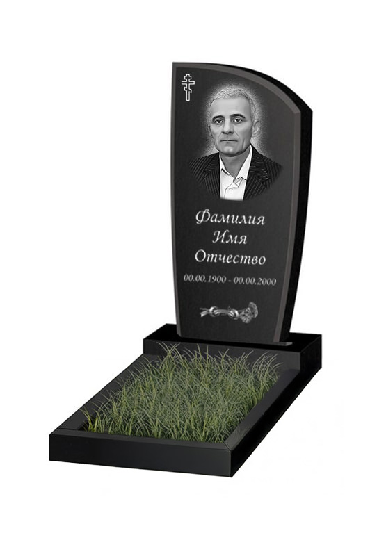 Вертикальный памятник. Модель - ВЕРТ099
