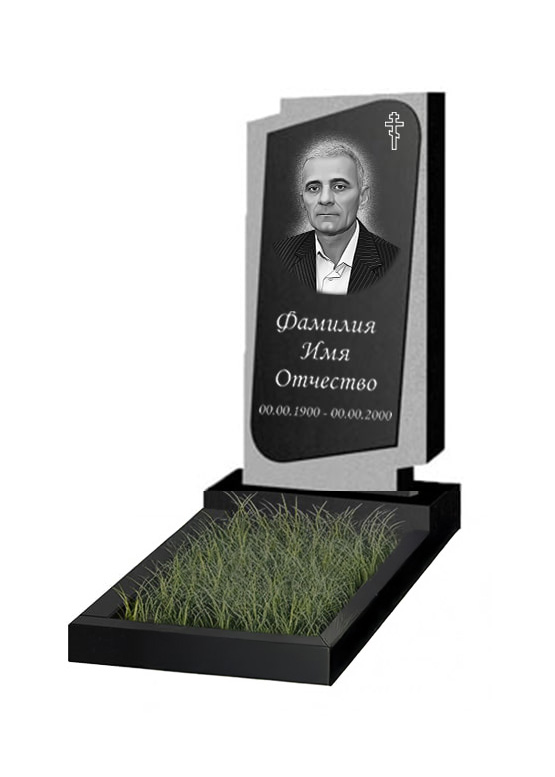 Вертикальный памятник. Модель - ВЕРТ102