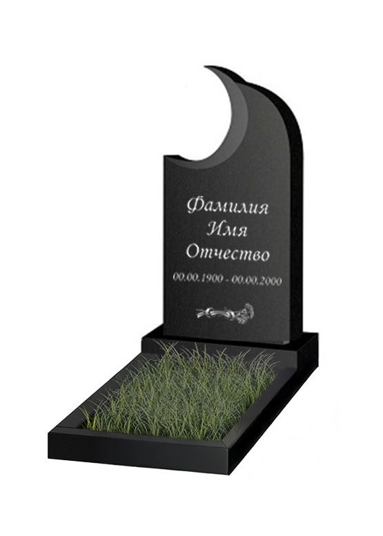 Вертикальный памятник. Модель - ВЕРТ140