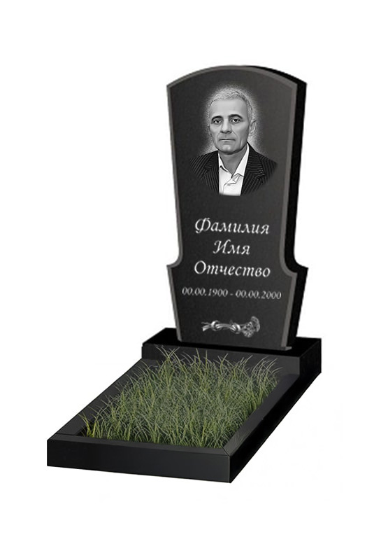 Вертикальный памятник. Модель - ВЕРТ147