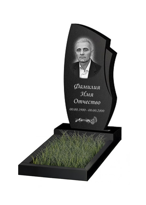 Вертикальный памятник. Модель - ВЕРТ174
